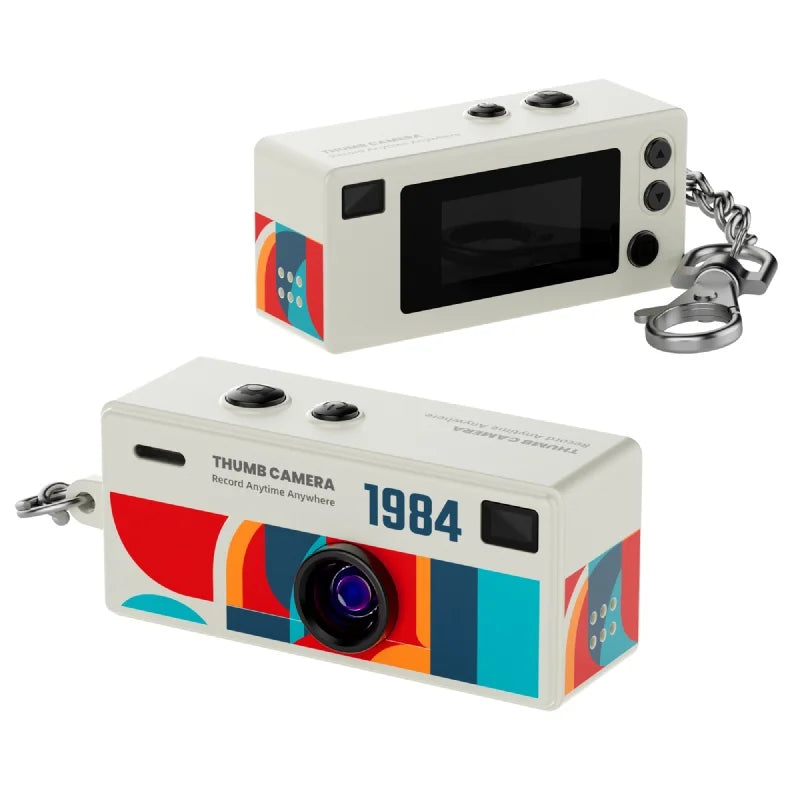 Best-selling Mini Thumb Camera 1080P 8MP 120 Wide Angle Kodak Charmera 1984 Blind Box Keychain Camera
