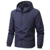 Wholesale OEM Men's Tactical Jackets Custom Waterproof Breathable Windbreaker Jacket Custom ArmyGreen Team Jacket