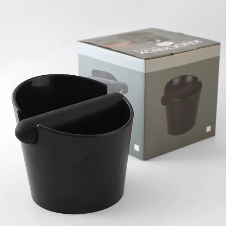 Wholesale Coffee Accessories Round Plastic Grind Container Espresso Knock Box