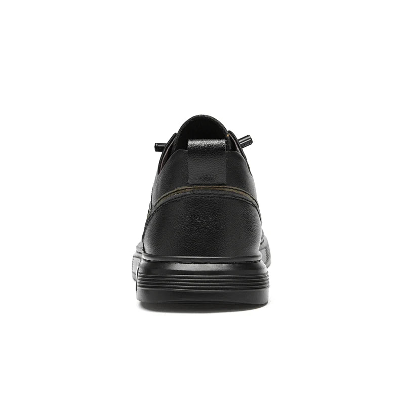 Men's Skateboarding Shoes Loafers Sneakers Skate Shoes Lace up Leather Low-top Slip on Flats Retro Handmade Casual Fashion Trend