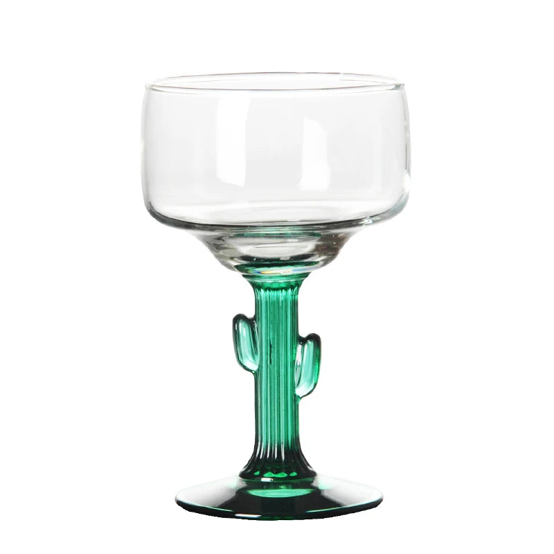 400ml Mexico Cactus Cup Margarita Glass Goblet Cocktail Glass Drinking Cup