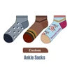 REMOULD Comfortable Women Girls Lettuce Trim Sock Custom Ruffle Scalloped Frilly Socks No Minimum