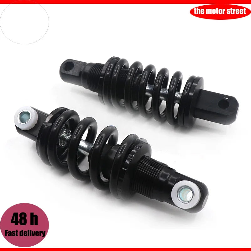 125 8mm Scooter Rear Shock Absorber Black Spring style for China Small Little Citycoco Electric