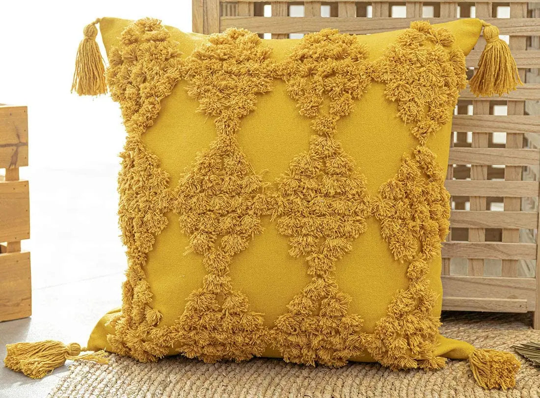 45 * 45/30 * 50cm Moroccan Bohemian Plucked Nordic Style Pillowcase Hotel Home Living Room Sofa Cushion Cover