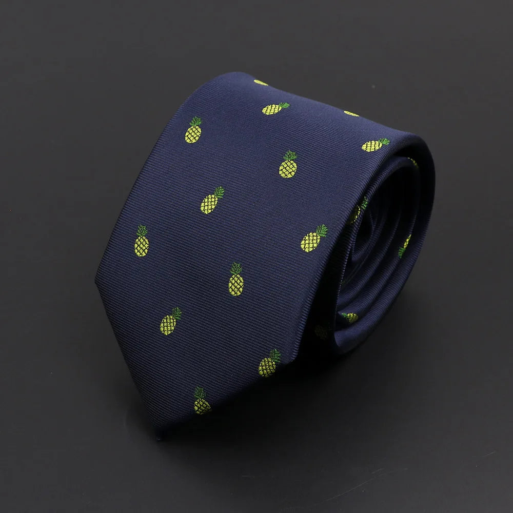 Men's Skinny Ties Jacquard Neckties for Wedding Business Suits Party Neck Ties Neckwear Slim Gravatas Accessories Gift For Men
