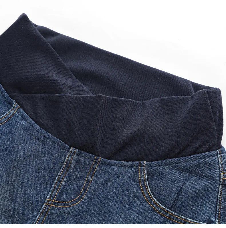 2024 Pregnant Women's Shorts Summer Wear Low-waisted Denim Shorts Summer Wear New Spring Loose Pants for Pregnant Women Clothes