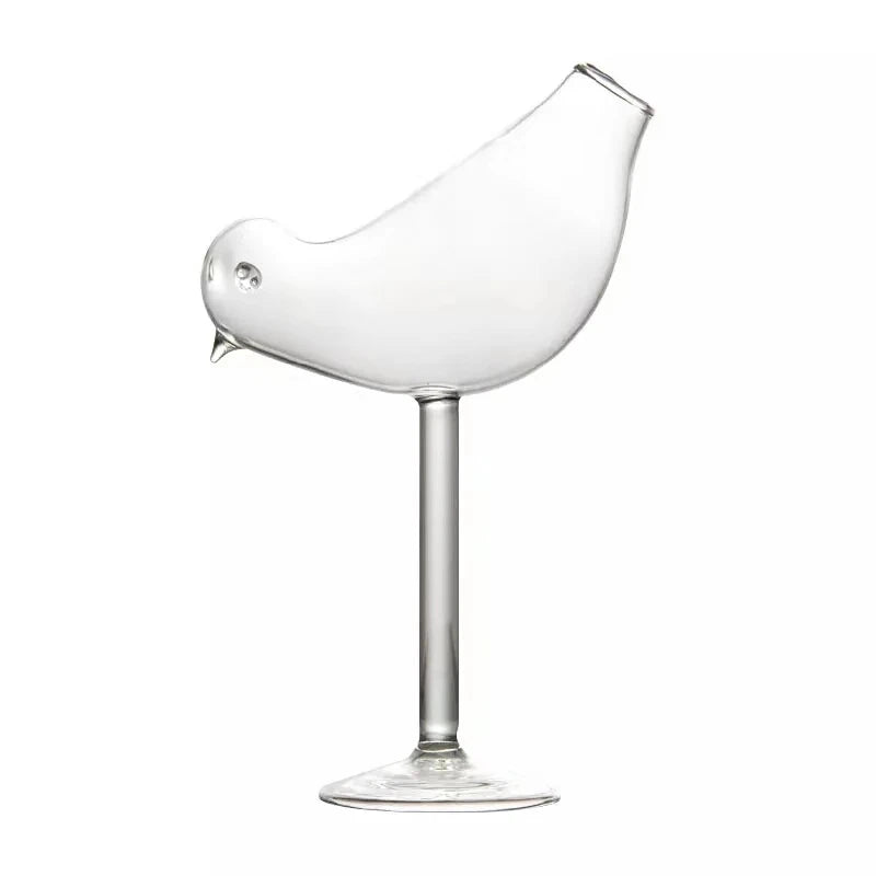 Creative Cocktail Glass - Porcupine Fish/Swan/Rose/Octopus/Bird Design Cocktail Glass, Novelty Drink Cup for KTV Bar Night Party