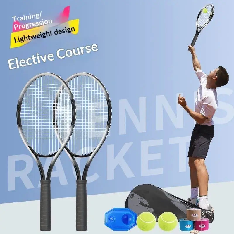Professional Portable Aluminum Alloy Nylon Sports Racket Designed for College PE Classes in Tennis and Badminton
