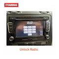 Radio unlock code decode for RCD510 password query audio decoding CD navigation unlock RNS510 RNS315 For Skoda For Audi