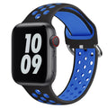 Silicone Breathable Strap For Apple Watch 7 8 41mm 45mm 40 44 38 42mm for nike sport Band iWatch serie SE 6 Ultra 49mm bracelet