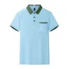 New Design Unisex Plain Short Sleeves Corporate Oversized ProfessionalGolf T-shirtLapel Custom Work