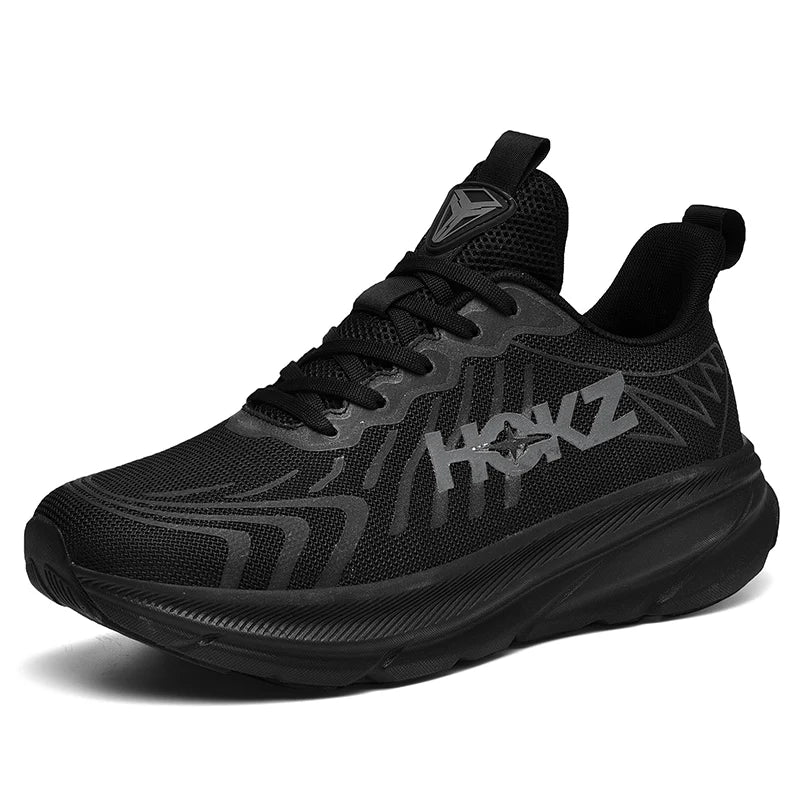 Women's Men's Track Trail-running Shoes Running Minimal Platform Stretch Fabric Air Mesh Athletic Low-top Lace Up Sport Light