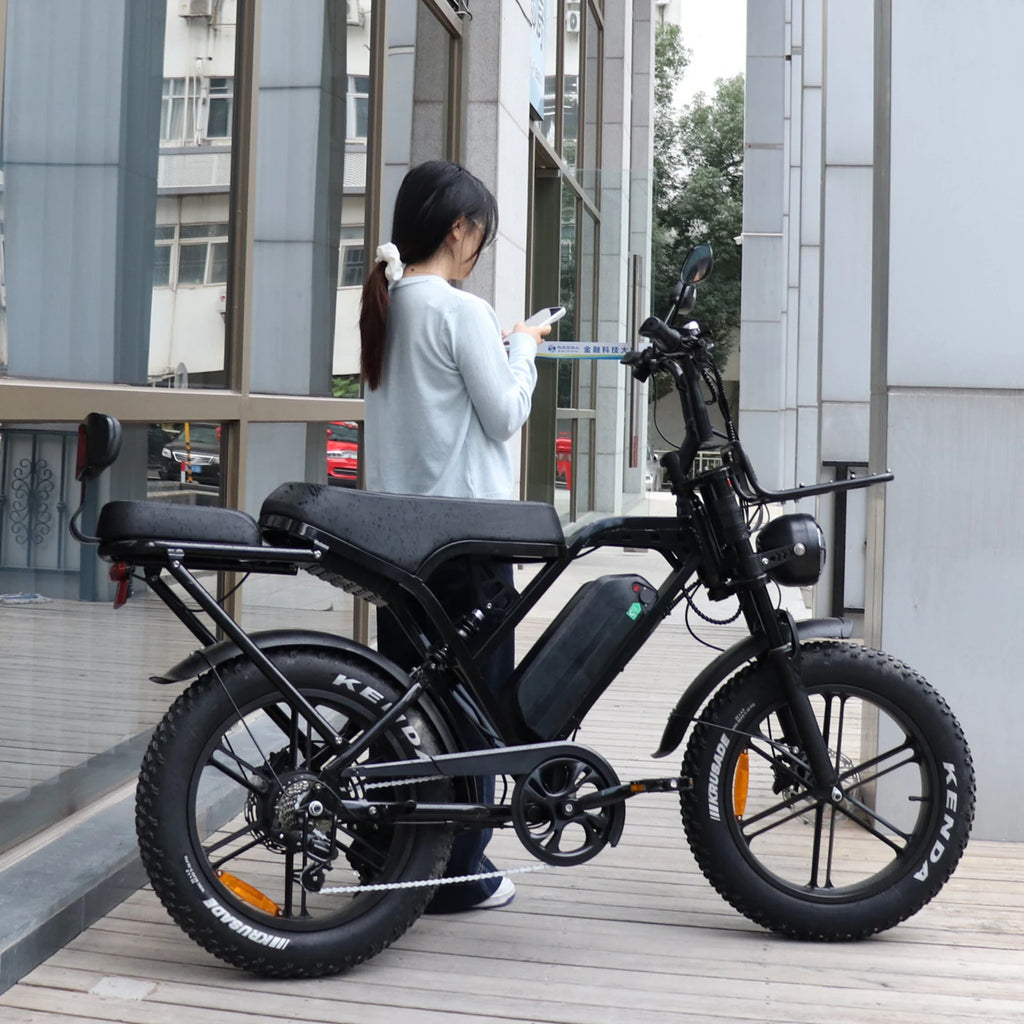 VOMO X80 PRO Electric Dirt Bike Rear Hub Motor 250W Steel Frame Hydraulic Disc Brakes City E-Bike
