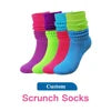 REMOULD Comfortable Women Girls Lettuce Trim Sock Custom Ruffle Scalloped Frilly Socks No Minimum