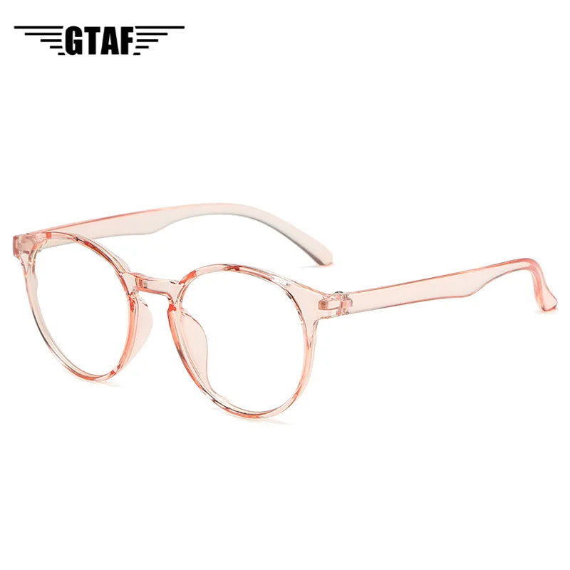 2020 Fashion Classic Round Glasses Black Frame Women Clear Lens Myopia Glasses Men Vintage Eyeglasses Optical Spectacle Frames