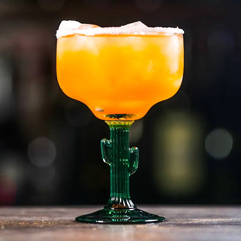 400ml Mexico Cactus Cup Margarita Glass Goblet Cocktail Glass Drinking Cup