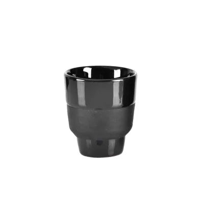 Barista Couple Coffee Cup 80/160ml Ins-style Espresso Kettle Ceramics Creative Couple Tea Water Mug Black Glaze Container