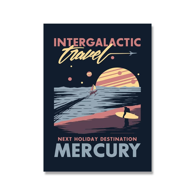Planet Canvas Print Paintings