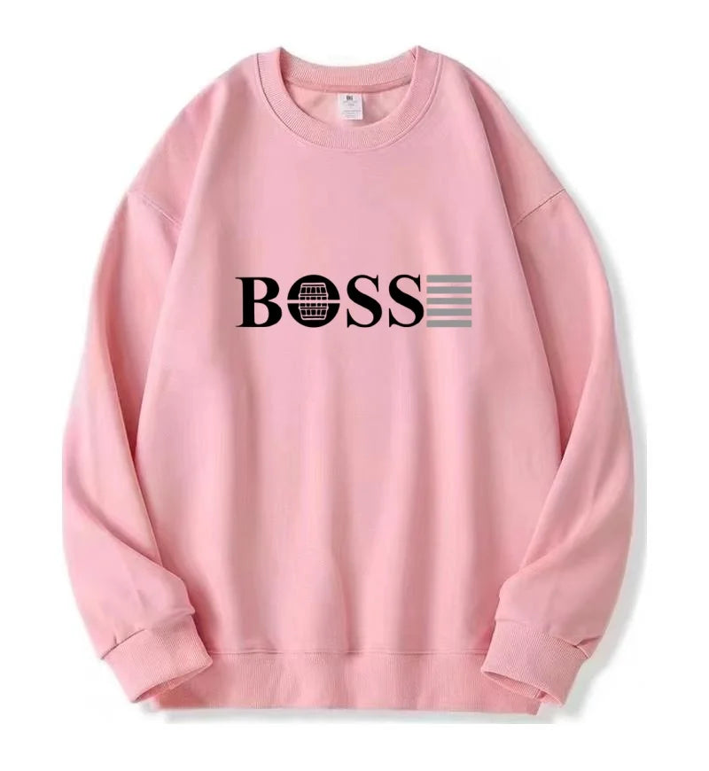 Wholesale High Quality Custom LOGO Lightweight Spandex/Cotton Outdoor Exercise Crew Neck Sweatshirt Casual Solid Sweatshirt