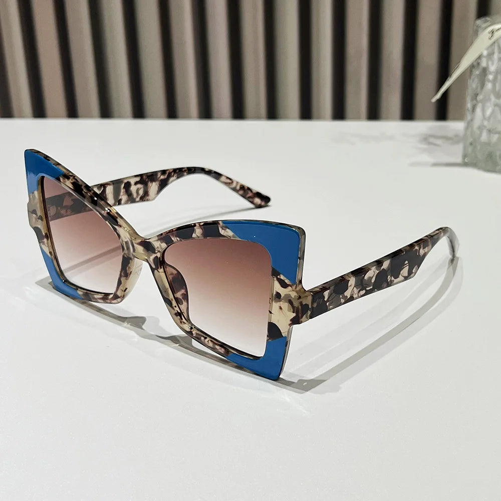 6148 Luxury Shades butterfly Shaped Eyewear Wholesale Custom logo Sunglasses 2024 Cat Eye Glasses Sun Glasses