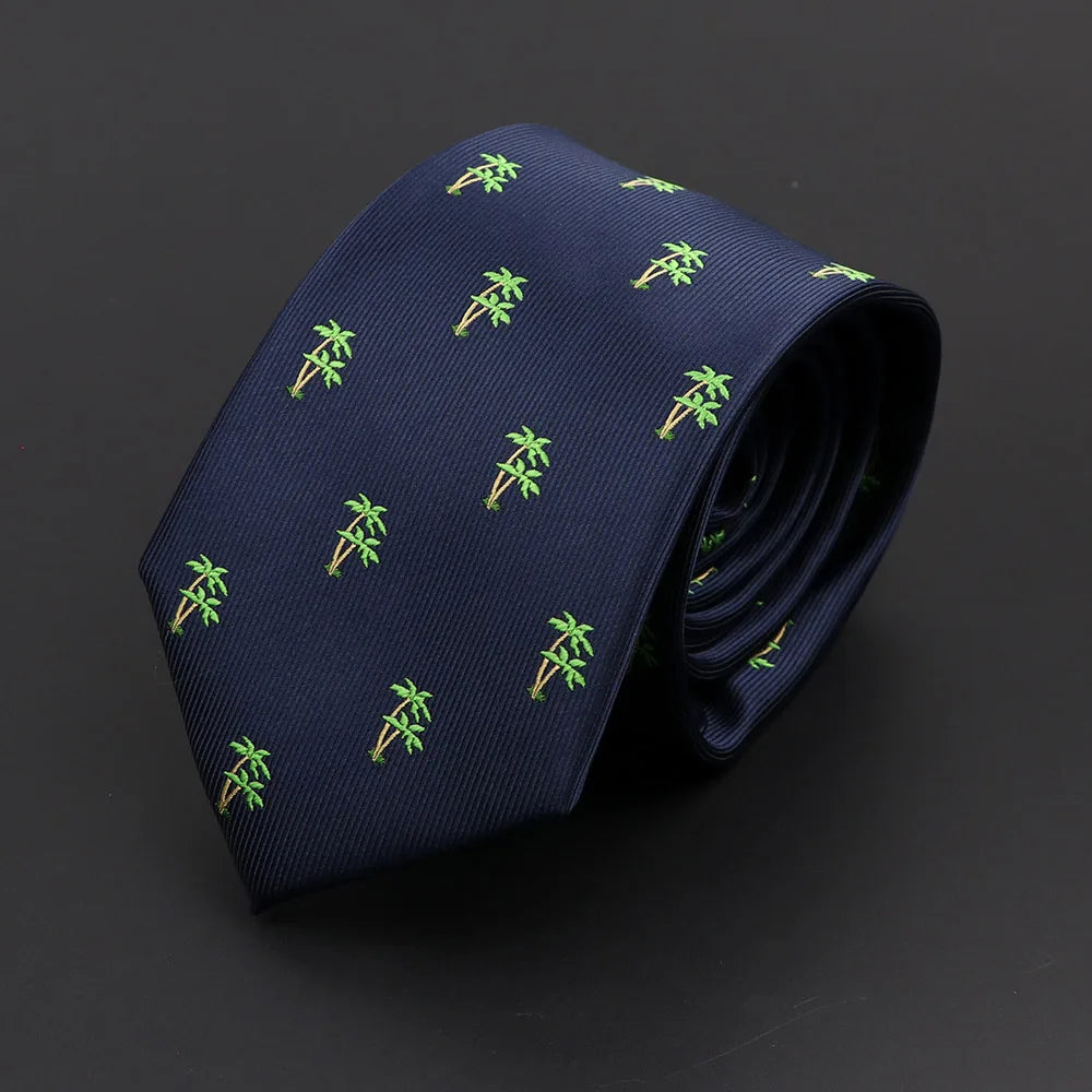 Men's Skinny Ties Jacquard Neckties for Wedding Business Suits Party Neck Ties Neckwear Slim Gravatas Accessories Gift For Men
