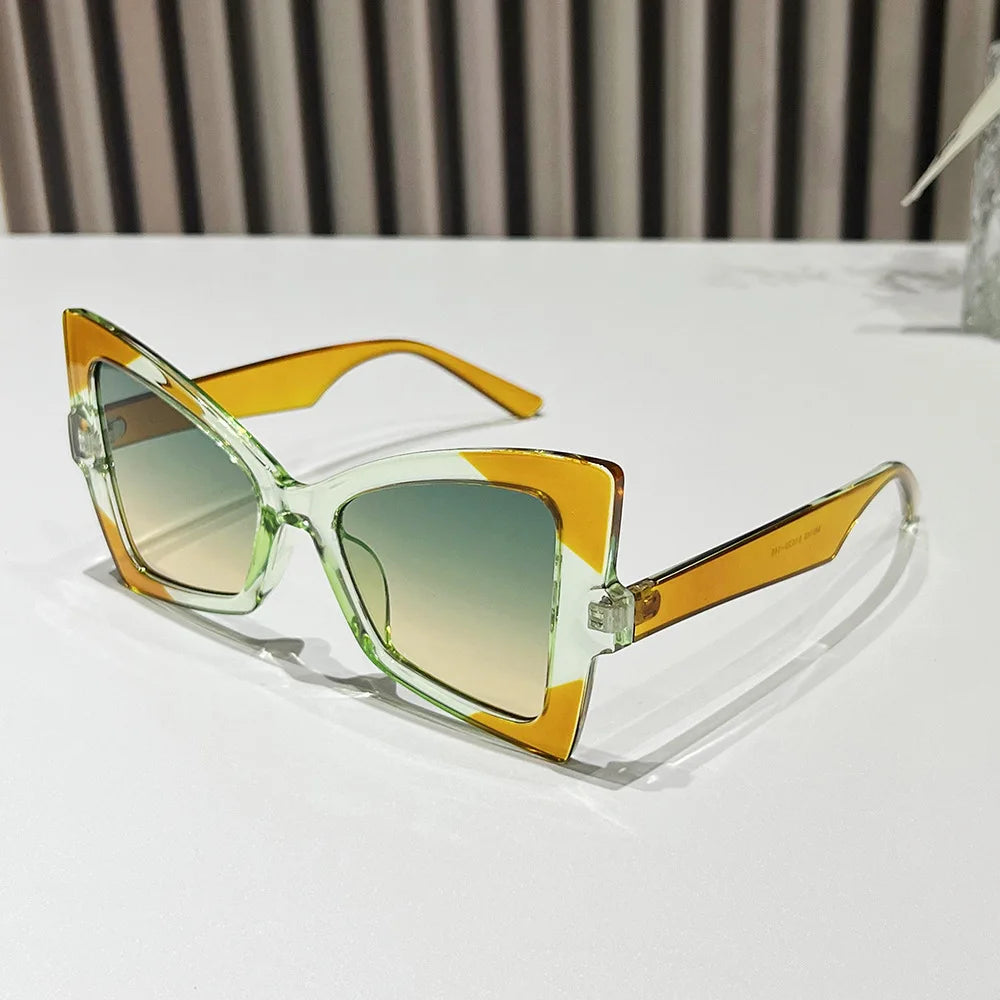 6148 Luxury Shades butterfly Shaped Eyewear Wholesale Custom logo Sunglasses 2024 Cat Eye Glasses Sun Glasses