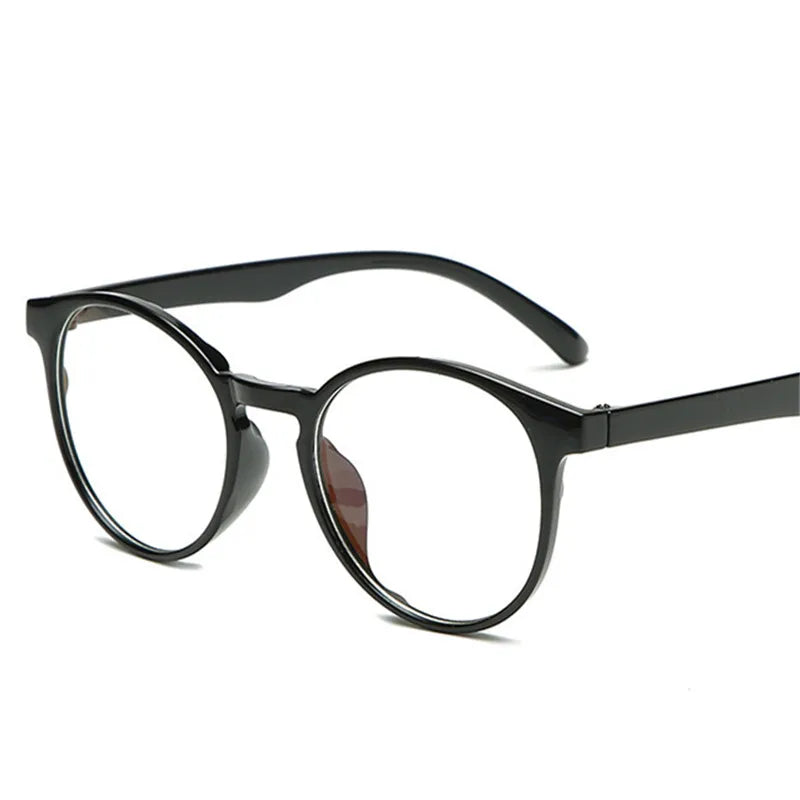 2020 Fashion Classic Round Glasses Black Frame Women Clear Lens Myopia Glasses Men Vintage Eyeglasses Optical Spectacle Frames