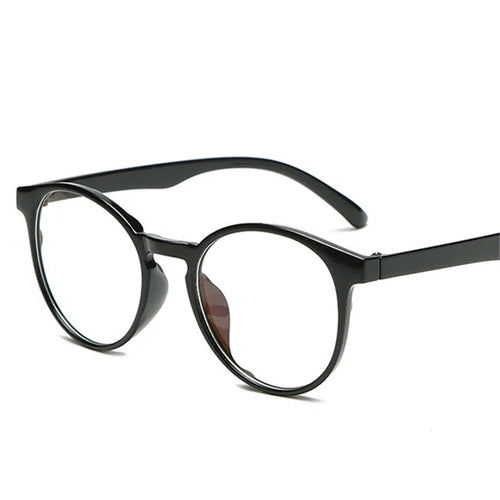 2020 Fashion Classic Round Glasses Black Frame Women Clear Lens Myopia Glasses Men Vintage Eyeglasses Optical Spectacle Frames