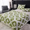 100% Polyester Luxury Jacquard Blanket Diamond Knitted Shawl Printed Geometric Design Four Seasons Use Extra-Large/Large Size
