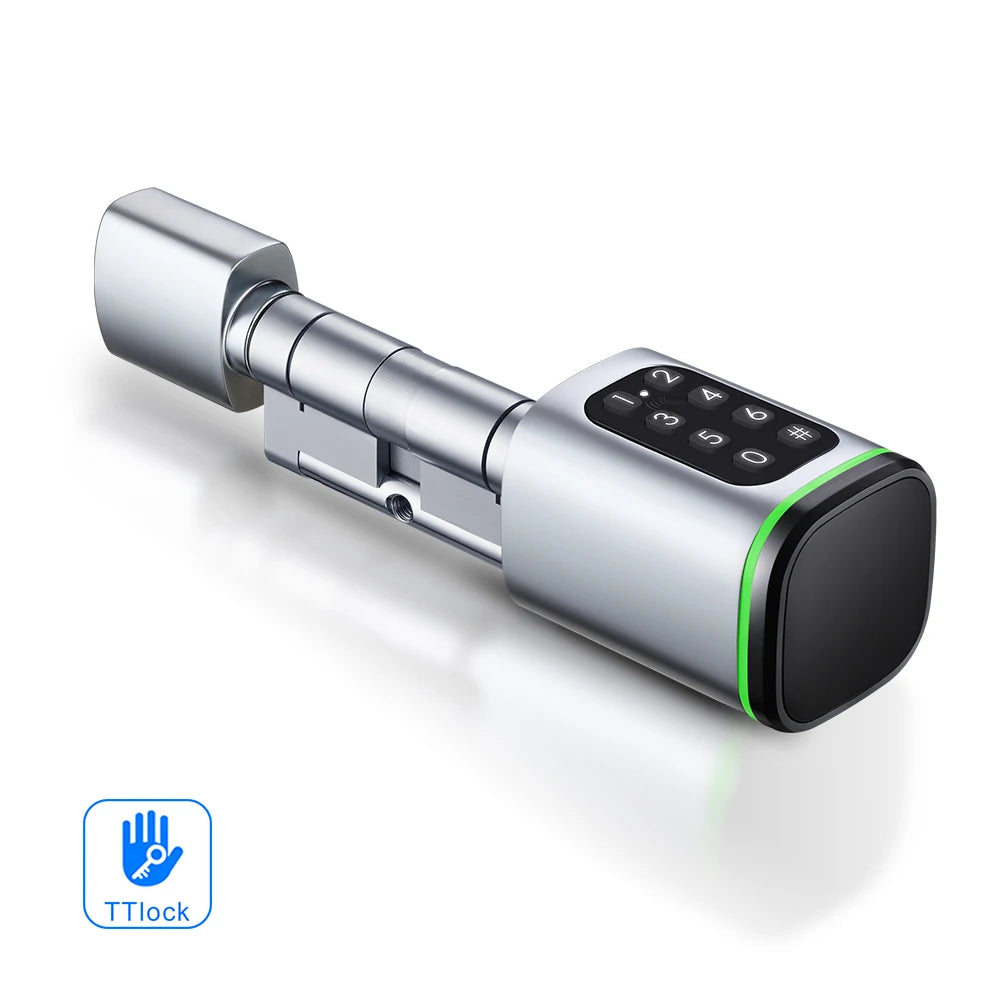 Easy Install Tuya Smart Cylinder Card Fingerprint  Application TTLock App  Old Lock Modify