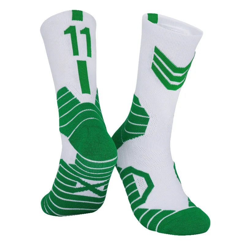 Morant Twelve BOS Basketball Player Star Thick Sport Crew Man MEM USA Socks Digital Number No12 Point Guard Golden State US Team