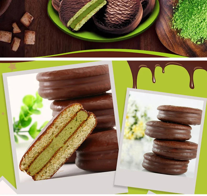 Wholesale 2pcs Holiday Pie in 48 Boxes Nutritious Breakfast Soft Pastry Chocolate Flavored Casual Food with Cheese & Sweet