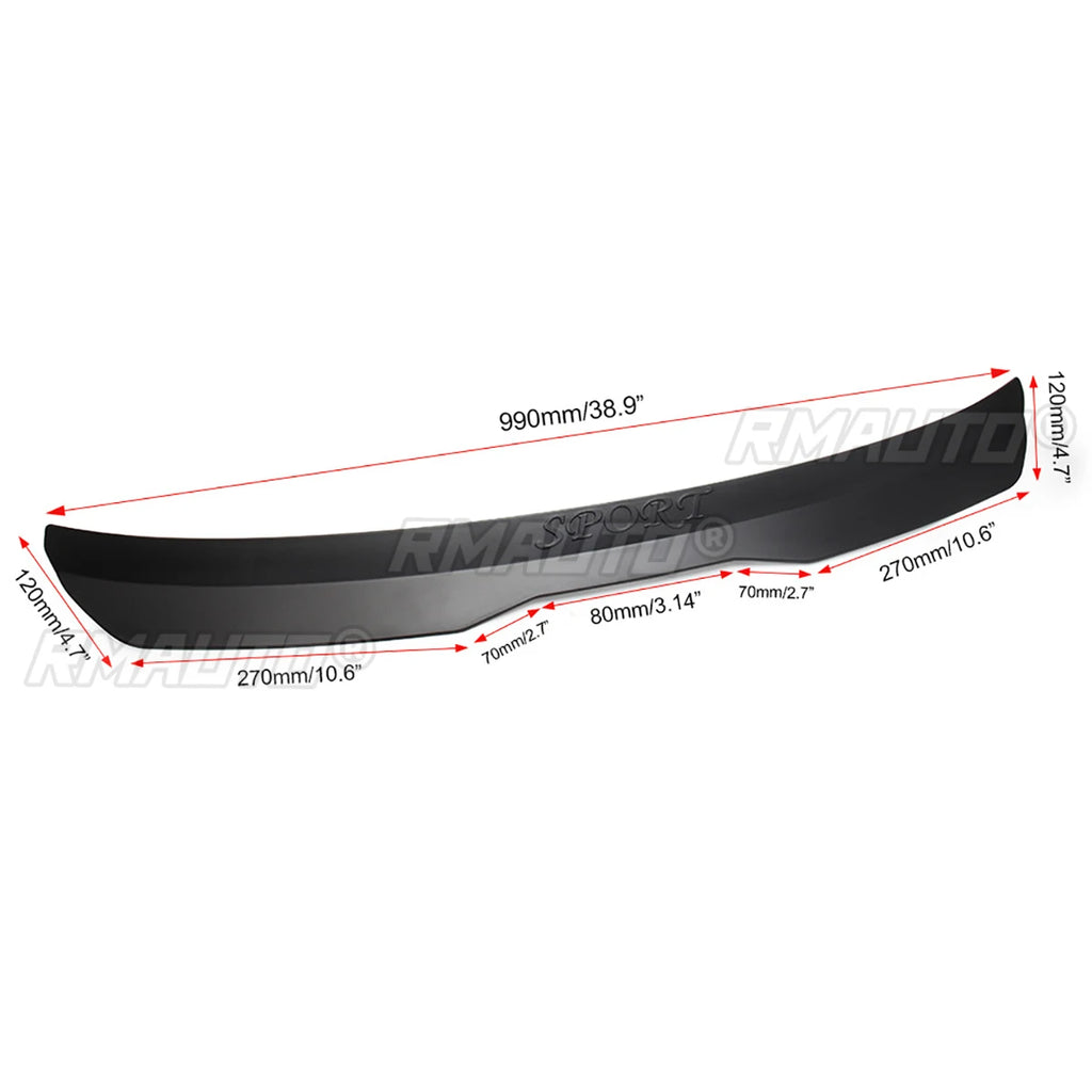 Glossy Painted Rear Roof Spoiler Wing for VW Golf 7 MK7.5 VII GTI R GTD 2014 2015 2016 2017 2018 2019/for Univeral Full Car