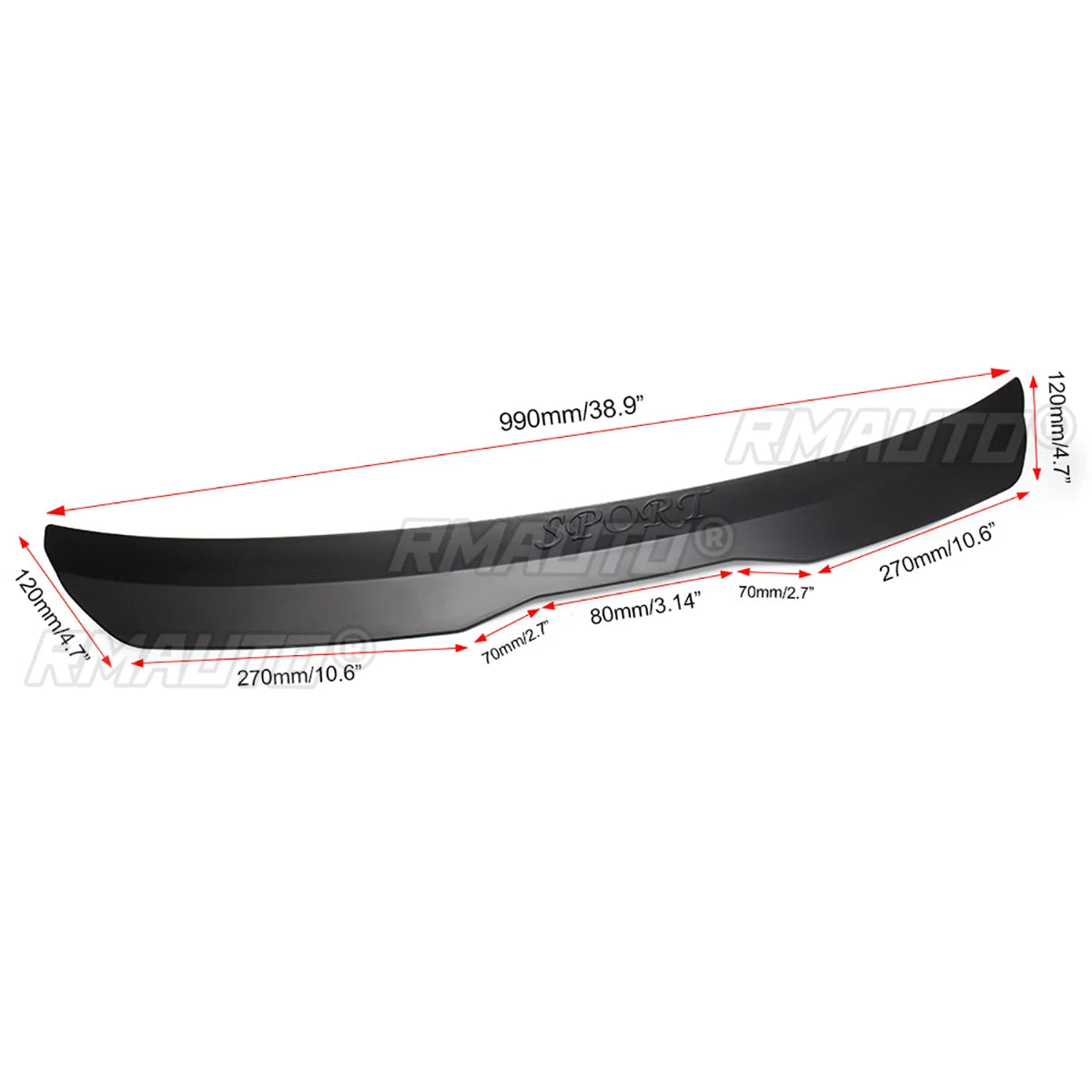 Glossy Painted Rear Roof Spoiler Wing for VW Golf 7 MK7.5 VII GTI R GTD 2014 2015 2016 2017 2018 2019/for Univeral Full Car