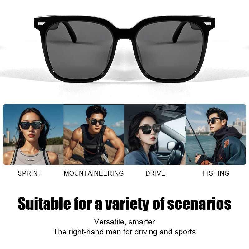 Intelligent Sun Protection Outdoor Sports Glasses Lightweight Polarized BT Touch IPX5 Waterproof Wireless Headset Sunglasses