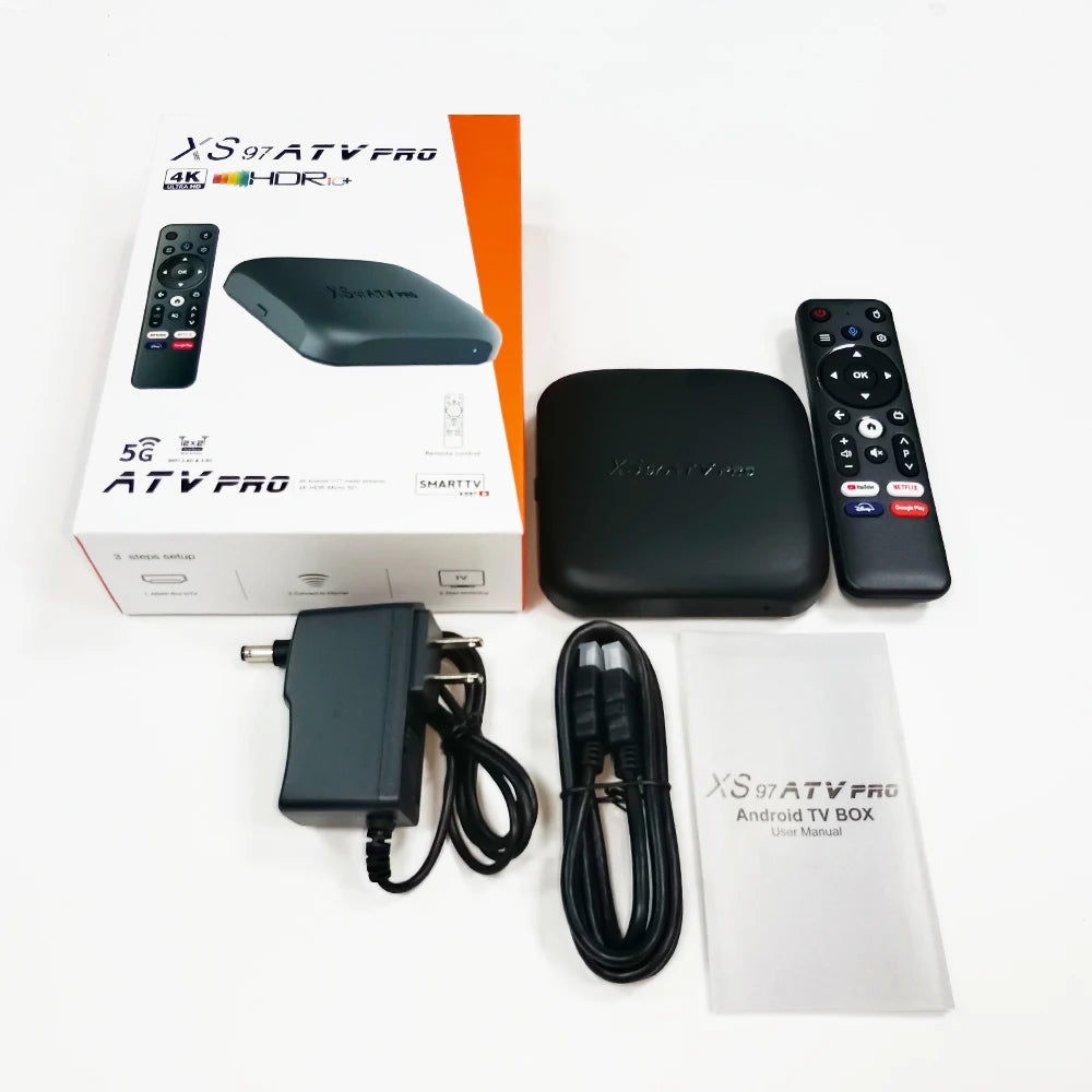 Wholesale OTT Smart IP TV Box XS97 ATV Pro Best for Dutch Support Canada USA German UK Arabic Bulgaria Smart  Tv Box