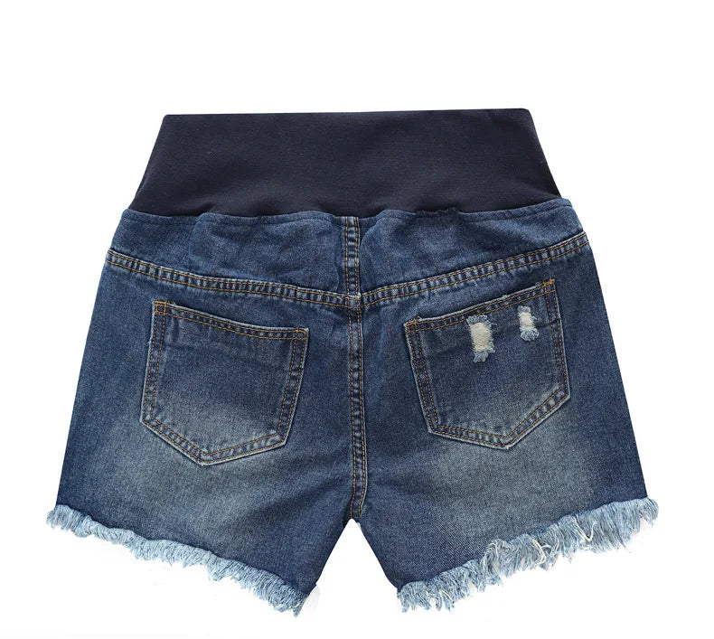 2024 Pregnant Women's Shorts Summer Wear Low-waisted Denim Shorts Summer Wear New Spring Loose Pants for Pregnant Women Clothes
