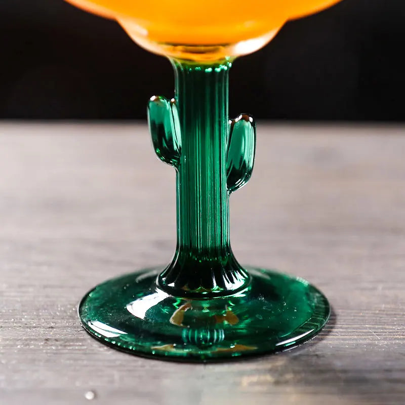 400ml Mexico Cactus Cup Margarita Glass Goblet Cocktail Glass Drinking Cup