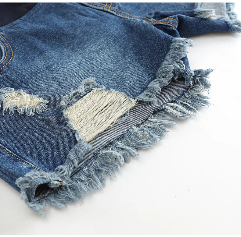 2024 Pregnant Women's Shorts Summer Wear Low-waisted Denim Shorts Summer Wear New Spring Loose Pants for Pregnant Women Clothes