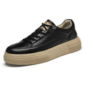 Factory Supply Men Shoes Sneakers Breathable 4 Seasons Board Shoes Casual Sneakers Leather Handmade Height Increase Shoes
