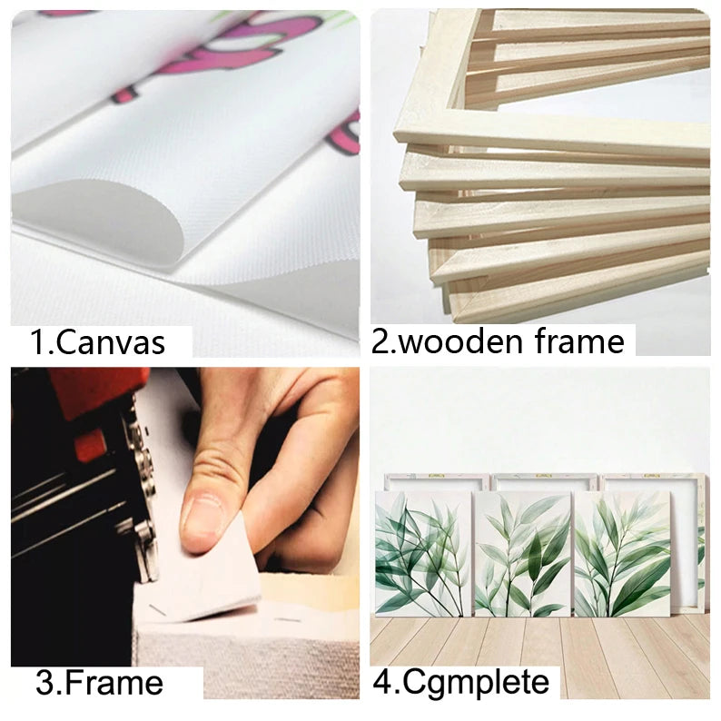 Description of Cats Poster Core, Bedroom, Living Room and Entrance Hall Painting With Pine Wood Inner Frame. OEM/ODM Service