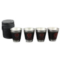 1/2oz Outdoor portable Stainless Steel Cups with case Shots Set Mini Glasses For beer Wine whisky voldka Hiking Camping Water