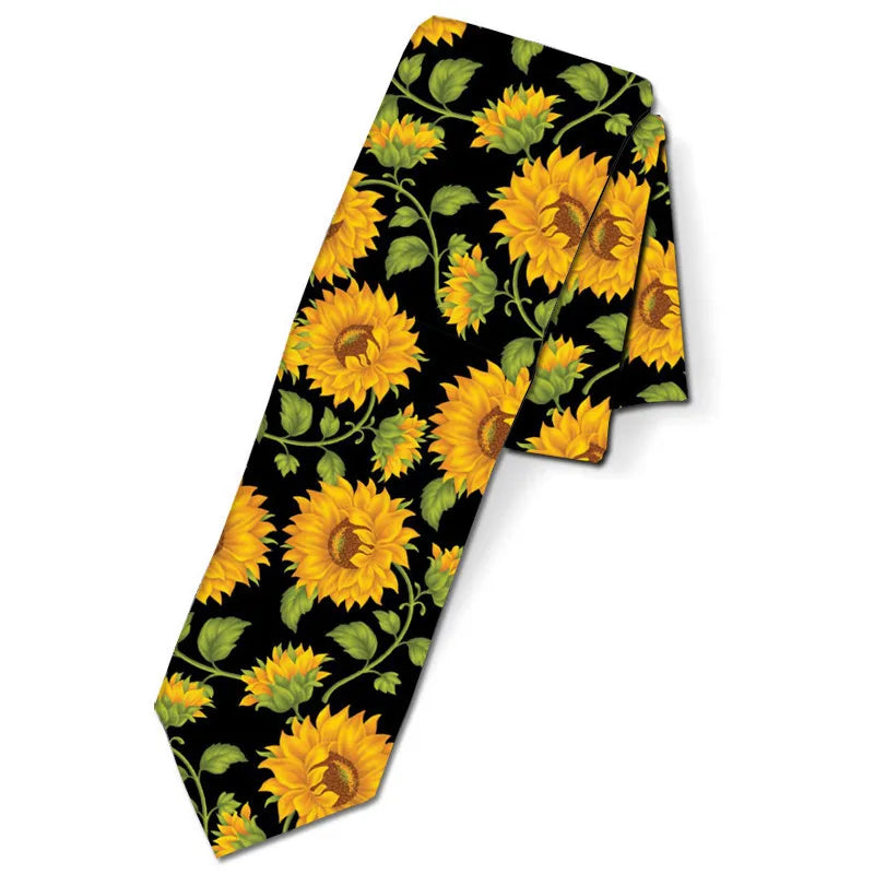 Classic Fashion Men's Tie 2024 Suit accessories NeckTies Printed Polyester Ties 8 cm Necktie for Women 6S-LD43 - Free Item