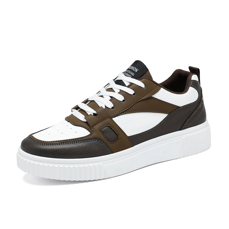 Y 39-48 Plus Size Men's New Low-top Sneakers Casual and Versatile Platform Sole Heightened Small White Shoes