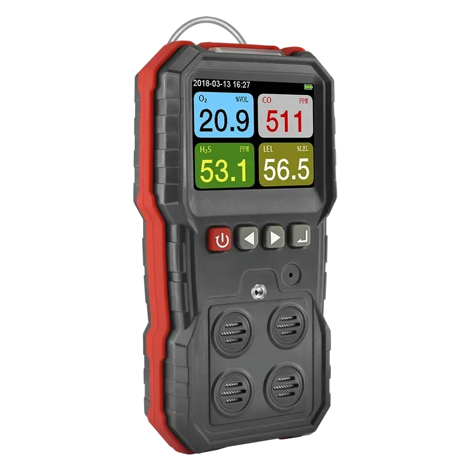 WT8811 Gas Analyzer Multi-Compound Monitor for Combustible Gas CO2 Oxygen (O2) Hydrogen Sulfide (H2S) Carbon