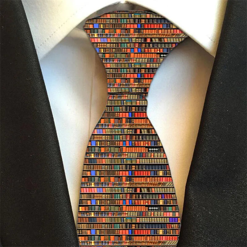 Classic Fashion Men's Tie 2024 Suit accessories NeckTies Printed Polyester Ties 8 cm Necktie for Women 6S-LD43 - Free Item