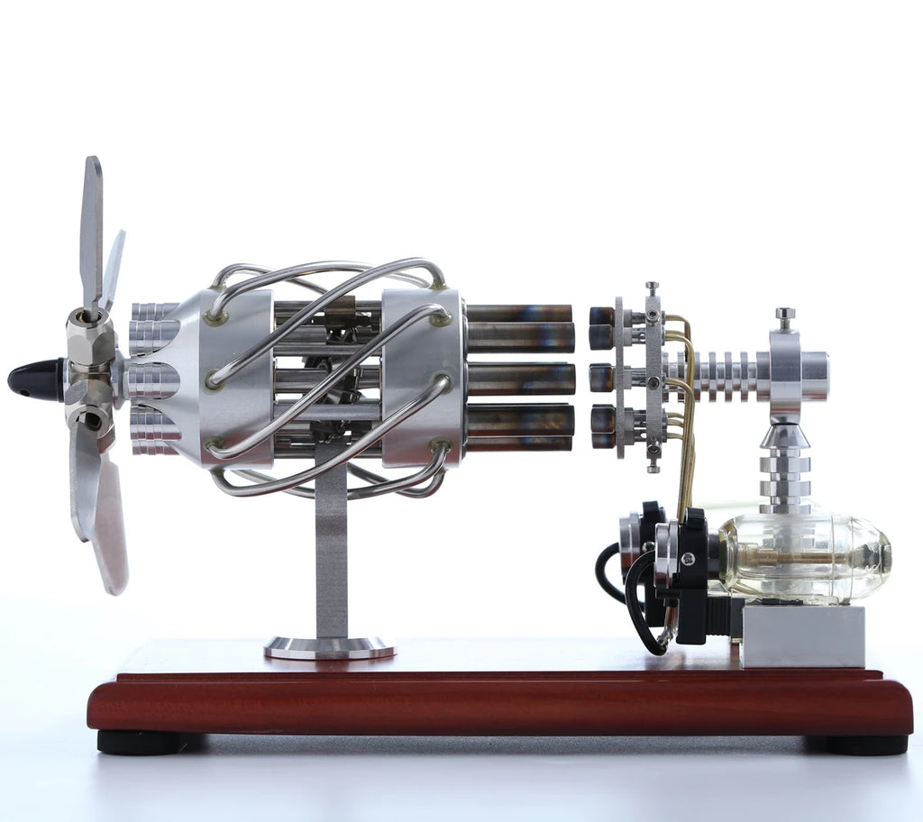 Gelsonlab HS-XC-524378 High End Business Gifts  Oblique Disc 16 Engine Model Hot Air Stirling Engine Model