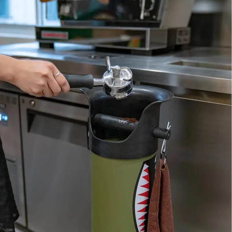 Coffee Knock Box Espresso Anti-splash Dregs ABS Large Capacity Deep Bowl Design Waste Bin for Barista Cafe Accessories