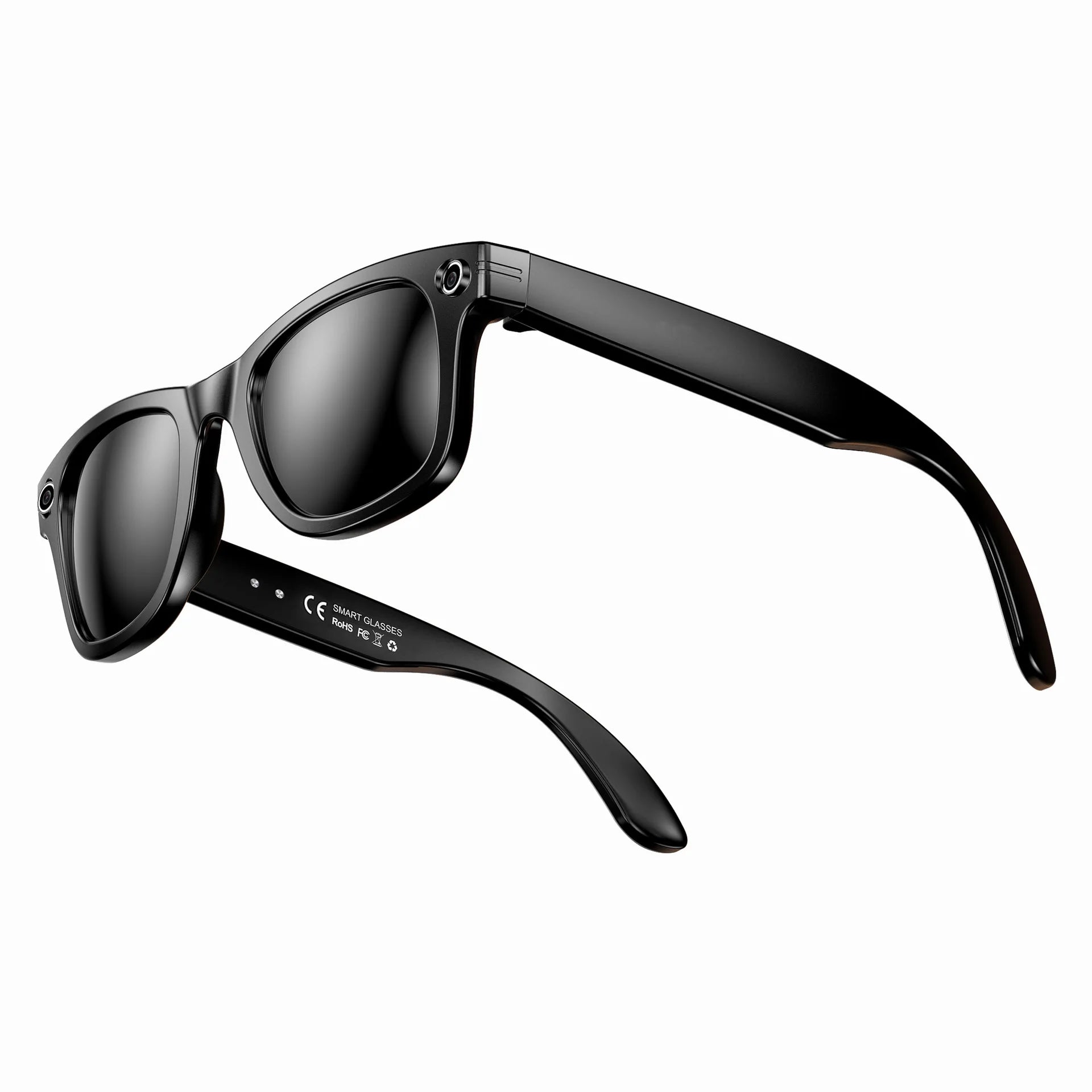 New OEM Smart AI Glasses Camera with Voice Assistant Music Translation Activity Monitoring Speaker Magnetic Charging