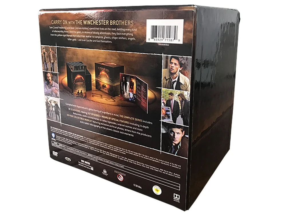 Supernatural: the Complete Series Season 1-15 (DVD, 2025, 86-Disc Set)